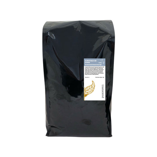 Transcend Coffee 5 lb bag of Gloria’s Half Caf coffee