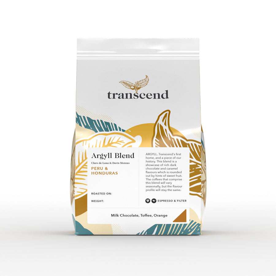 Transcend Coffee ¾ lb bag of Argyll coffee