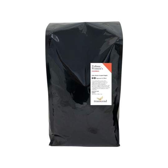 A bag of Transcend Coffee 2250g Tolima Women's