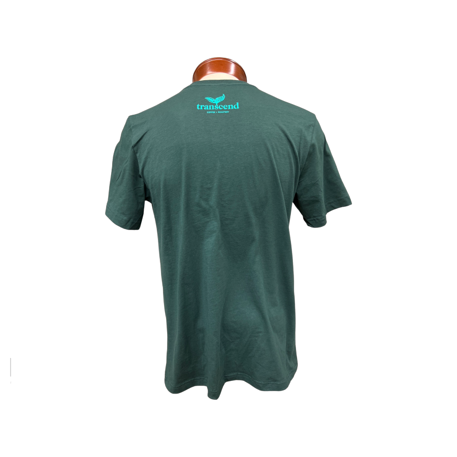 Transcend Coffee Shirt in Green
