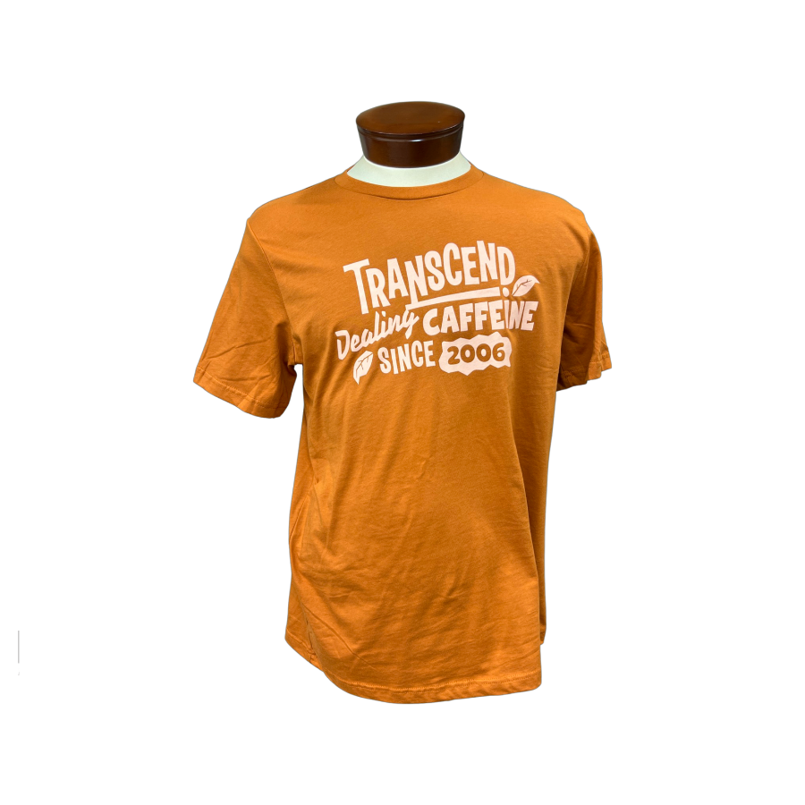 Transcend Coffee Shirt in Orange
