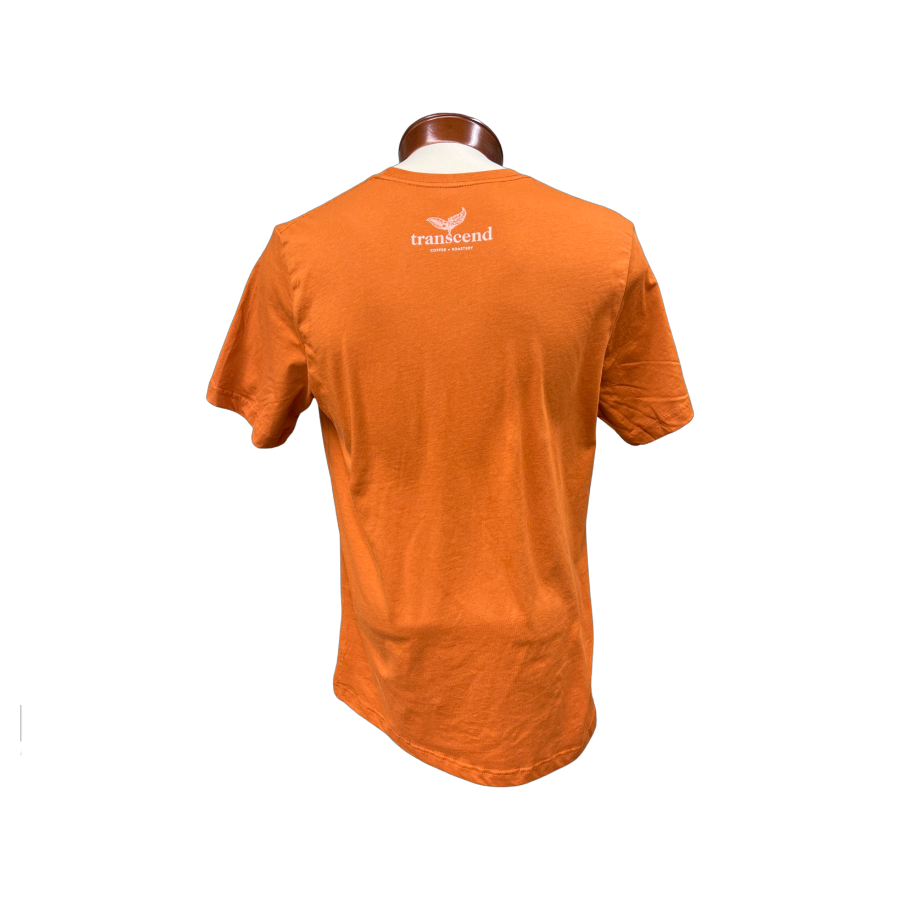 Transcend Coffee Shirt in Orange